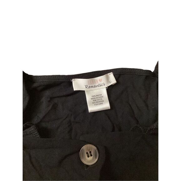 Urban Romantics Button Up Blouse Everyday Casual Lounge - Picture 5 of 8